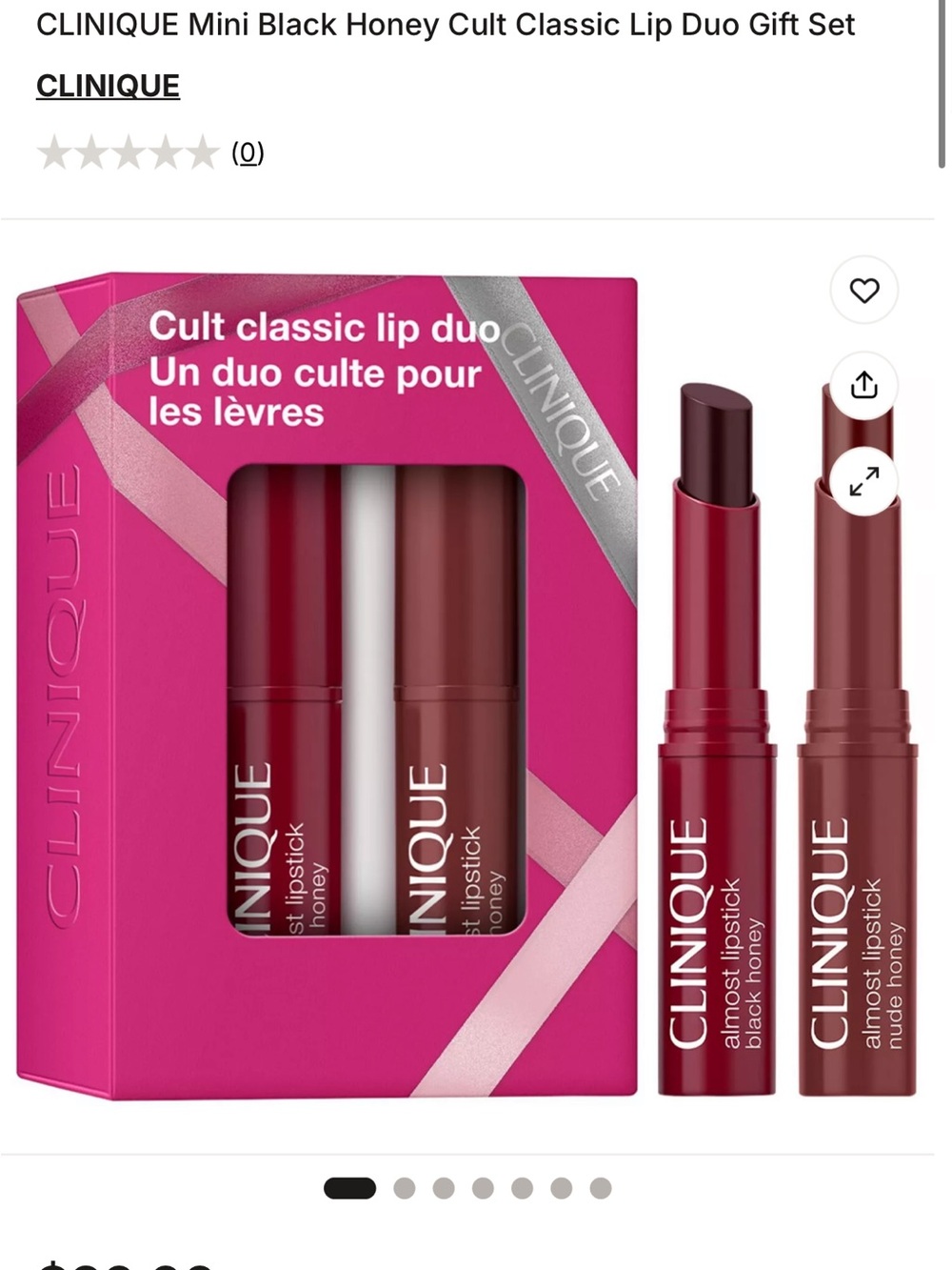 Clinique Mini Almost Lipstick Duo — Deep Berry & Warm Nude